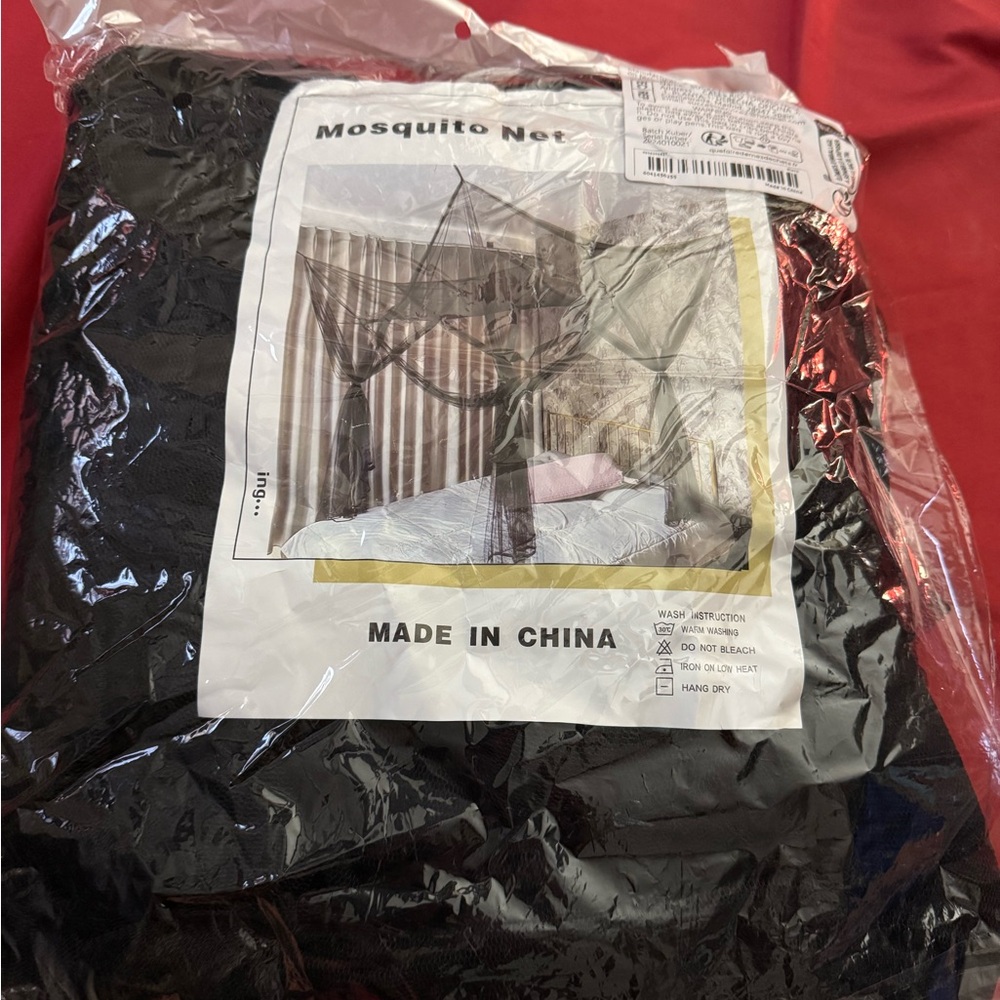 Black Mosquito Net Canopy